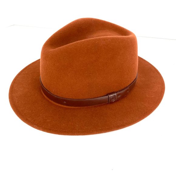 Brixton Rust Fedora Hat - Picture 1 of 12